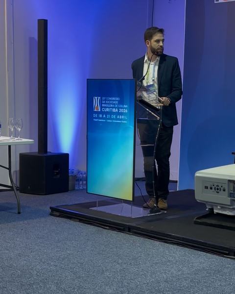 Dr. Otávio Vitório no 20º Congresso da Sociedade Brasileira de Coluna